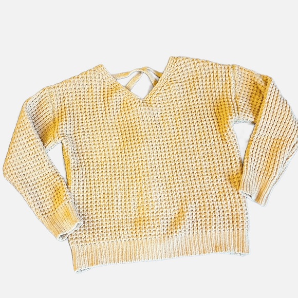 🔥3/$15🔥Star & Lily Cropped Waffle Knit Sweater - Picture 2 of 6